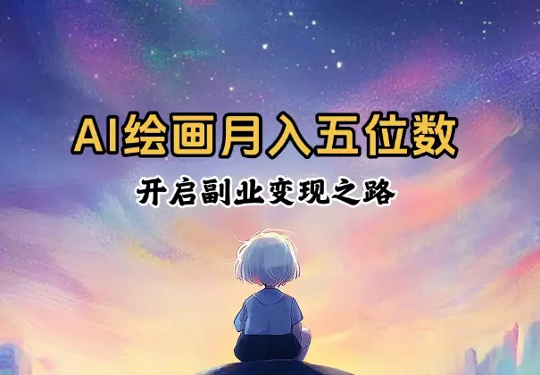 通过AI绘画,在小红书上开启副业变现之路,月入五位数_云峰项目库