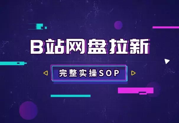 B站掘金之网盘拉新，作品制作、引流、变现全套SOP_云峰项目库