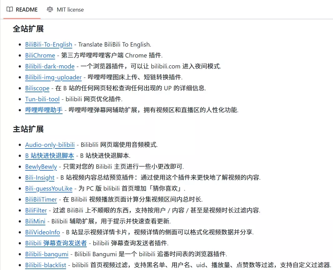 图片[1]-B站最全工具合集文档！收录丰富的浏览器扩展/脚本/程序等工具-松子软件