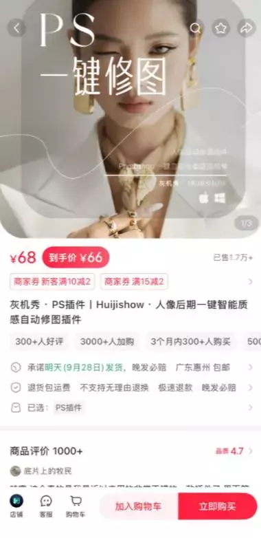 爆款虚拟产品--PS全套插件包_云峰项目库