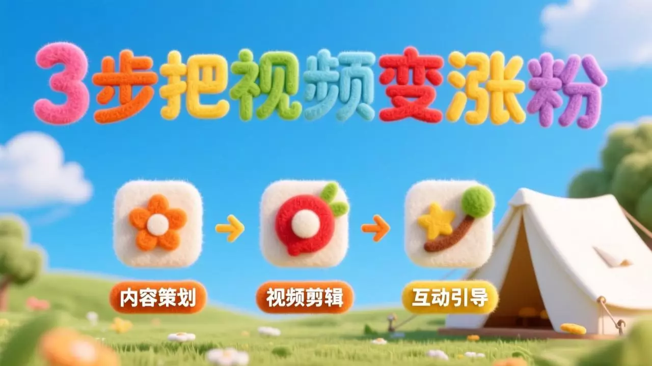 AI神器：3步把视频变涨粉图文_云峰项目库