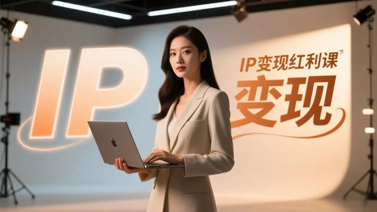 女性IP变现红利课：从赛道分析到商业闭环，手把手教IP孵化，年利润100万_云峰项目库