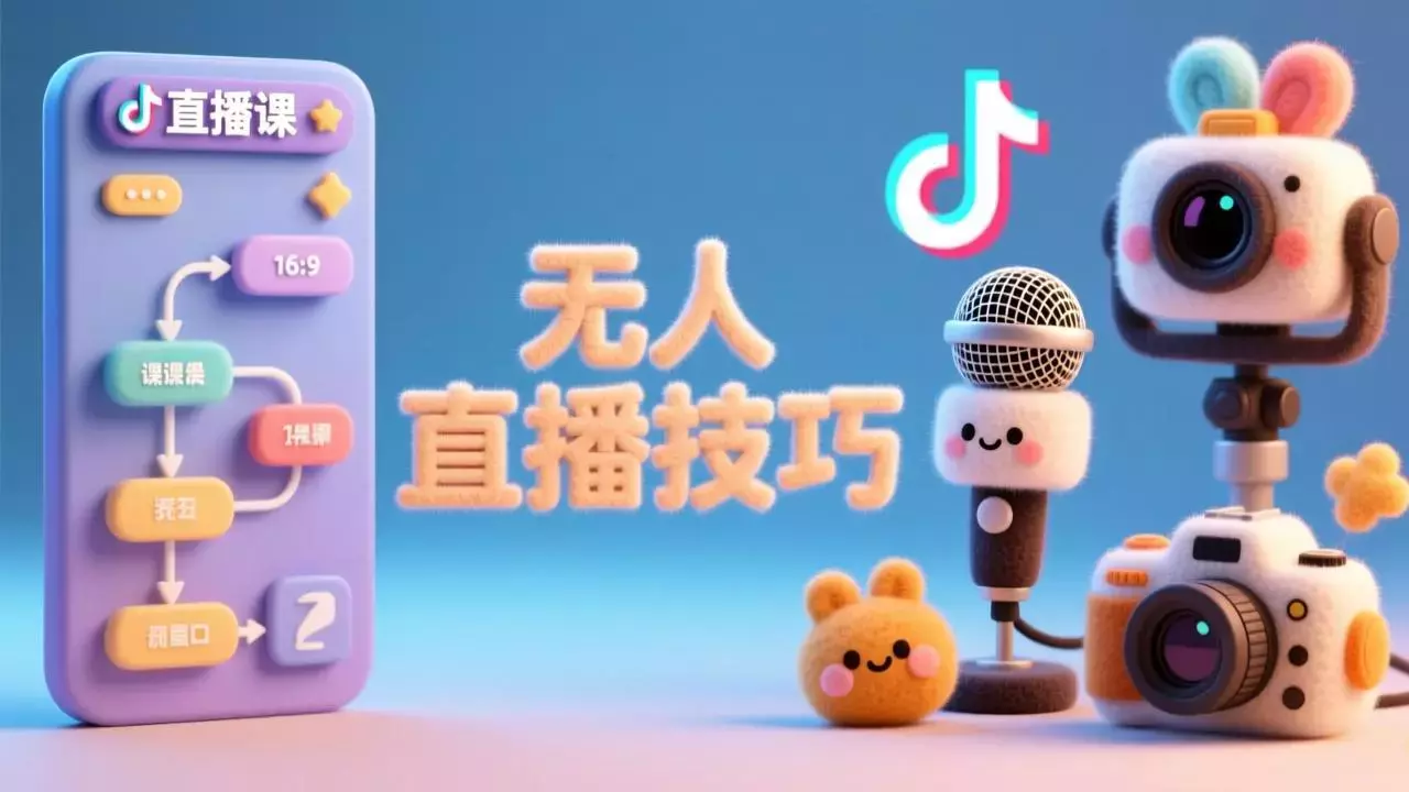 抖音无人直播课(10月)，AI实景、数字人、绿幕、多种玩法、24小时自动盈利_云峰项目库