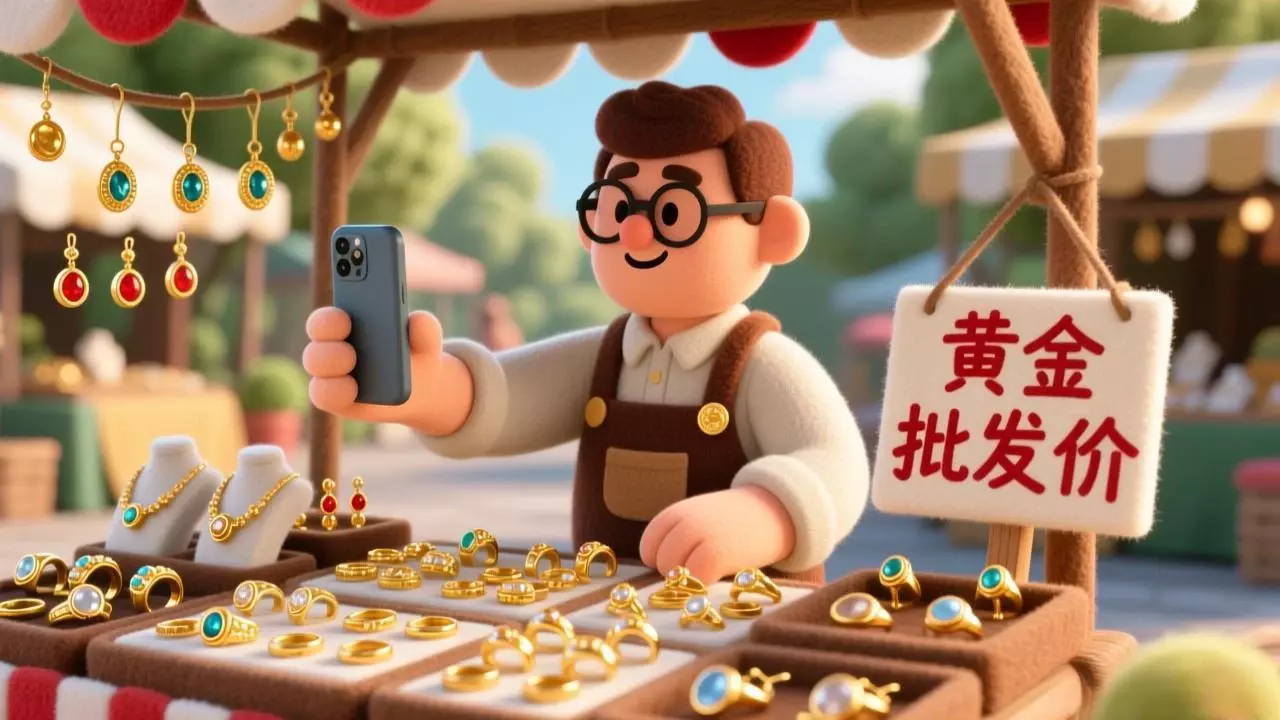 小红书零成本副业：水贝黄金中间商首月GMV13万的实操法_云峰项目库