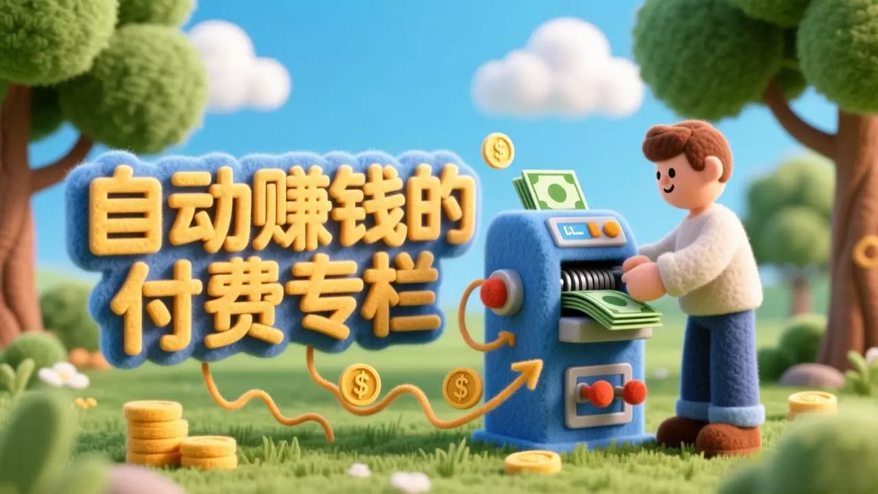 告别加班，从零到一：打造一个能“自动赚钱”的付费专栏，简单又高效_云峰项目库