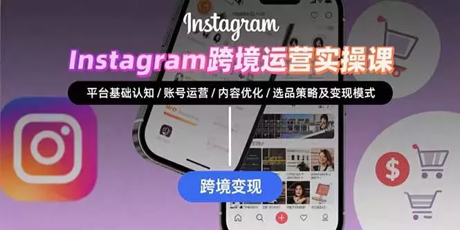 Instagram跨境运营实战：平台认知/账号运营/内容优化/选品策略及变现模式_云峰项目库