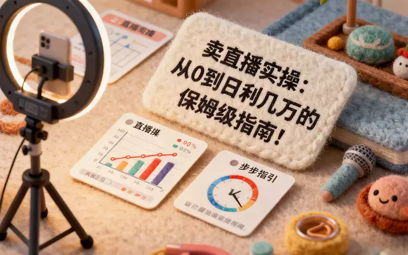 卖直播实操:从0到日利几万的保姆级指南_云峰项目库