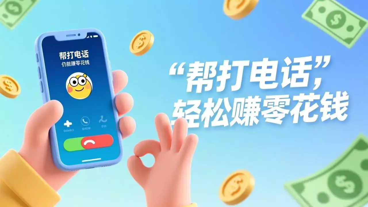 闲鱼“帮打电话”，仍能赚零花钱_云峰项目库