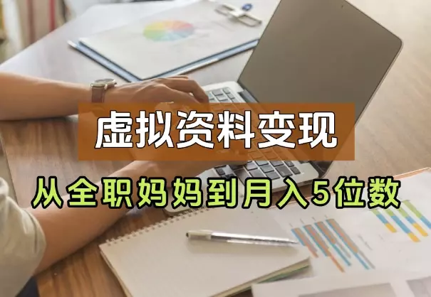 从全职妈妈到月入5位数，我靠虚拟资料打通0-1_云峰项目库
