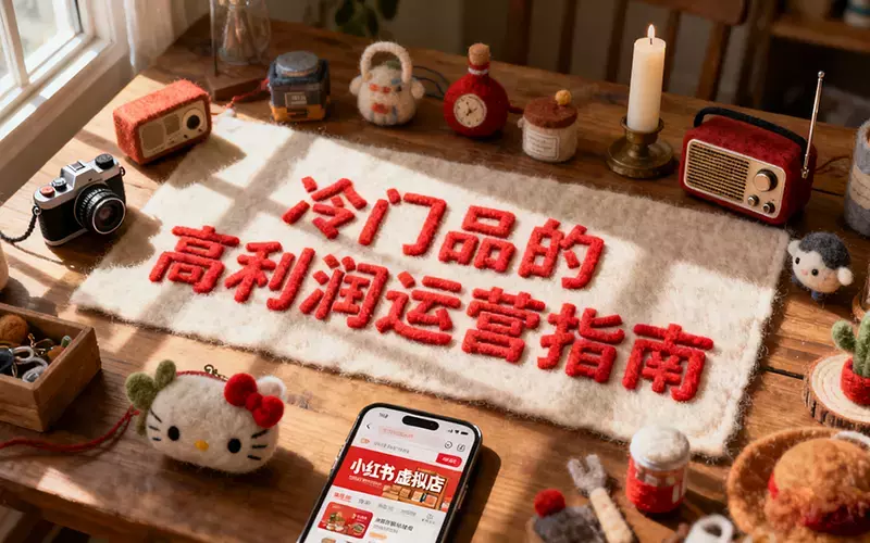 小红书虚拟店：冷门品的高利润运营指南_云峰项目库