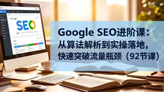 Google SEO进阶课：从算法解析到实操落地，快速突破流量瓶颈（92节课）_云峰项目库