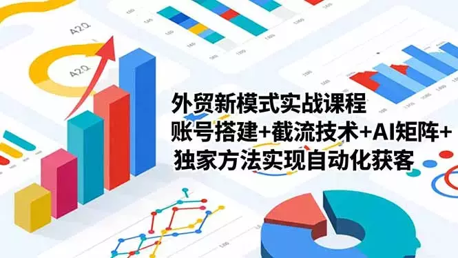 外贸新模式实战课程，账号搭建+截流技术+AI矩阵+独家方法实现自动化获客_云峰项目库