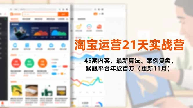 淘宝运营21天实战营，45期内容、最新算法、案例复盘，紧跟平台年入百万_云峰项目库