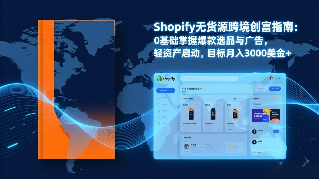 Shopify爆款打法实战：从选品到广告投放，复制爆款模型，驱动独立站月销售额破万刀_云峰项目库