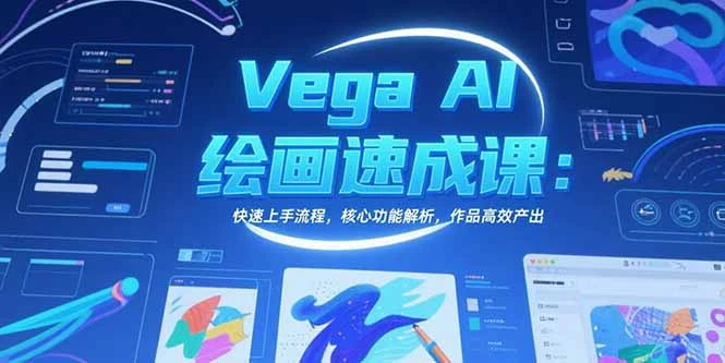 Vega AI绘画速成课：快速上手流程，核心功能解析，作品高效产出_云峰项目库