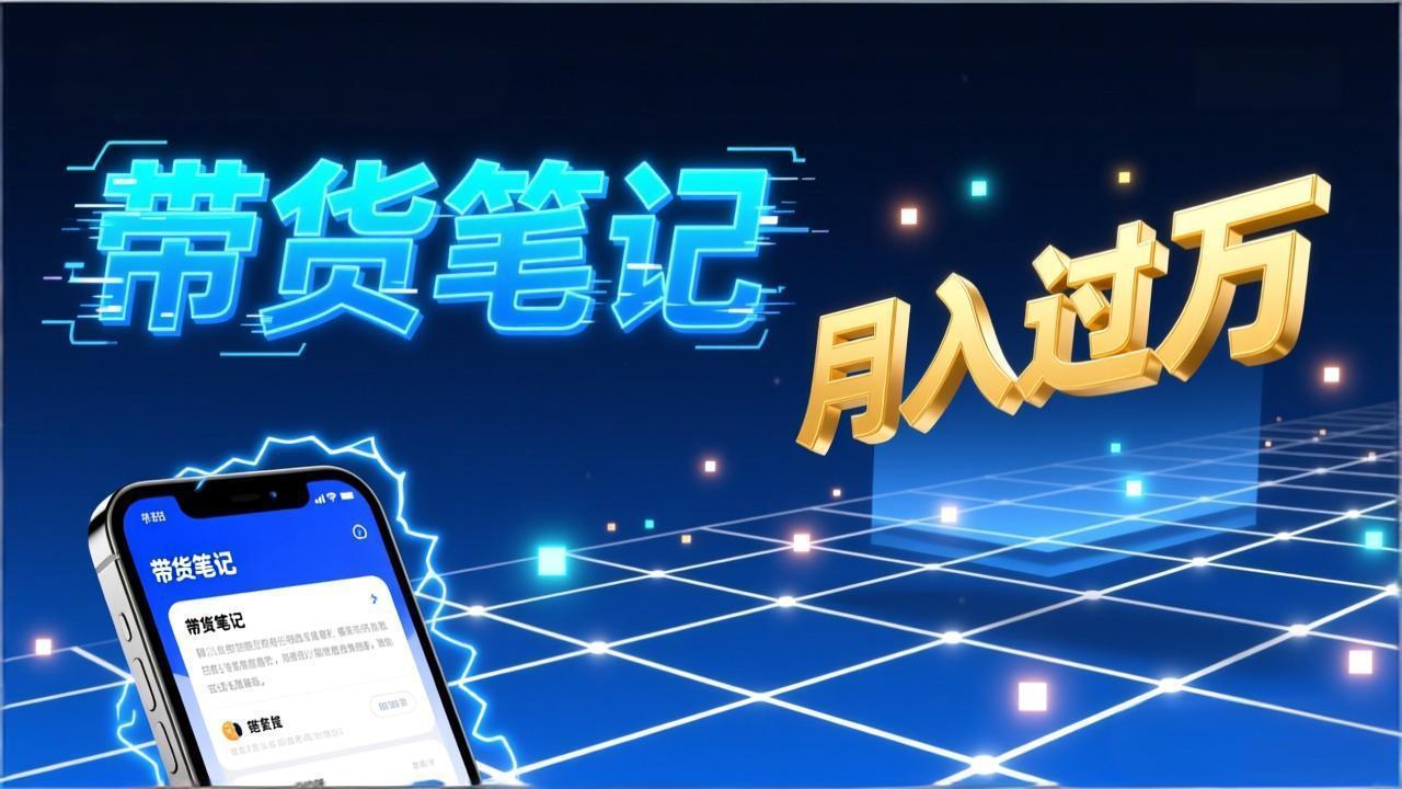 小红书爆款笔记带货实战:拆解封面标题正文全要素,手把手教你单篇笔记带货月入过万_云峰项目库