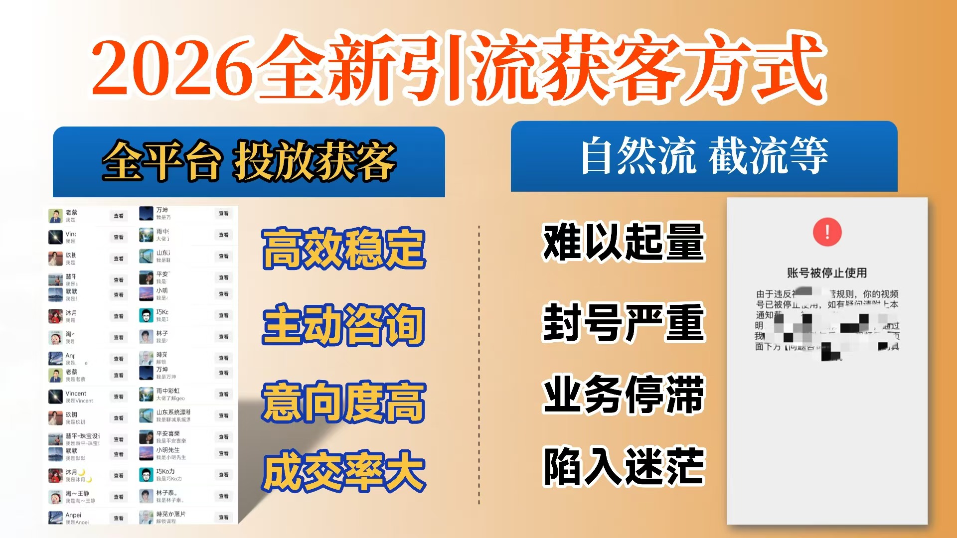 【首发】打破获客壁垒，如何利用投放实现财富自由与事业升级_云峰项目库
