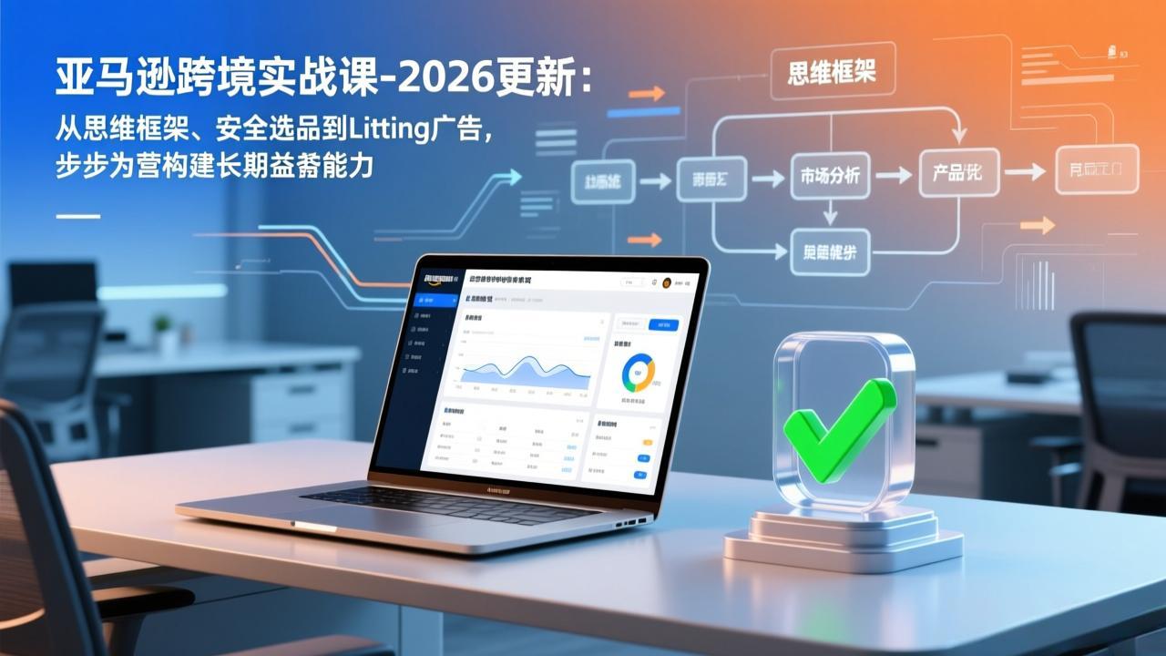 亚马逊跨境实战课-2026更新：从思维框架、安全选品到Listing广告，步步为营构建长期盈利能力_云峰项目库