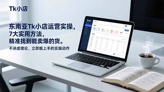 东南亚Tk小店运营实操，7大实用方法，精准找到能卖爆的货。不讲虚理论，立即能上手的实操动作_云峰项目库