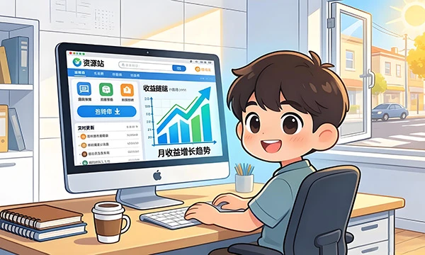 【站长计划】搭建同款盈利资源站，自己当站长，每月多赚几千，限时优惠中！-云峰项目库