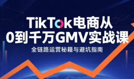 三千老师·TikTok电商从0到千万GMV实战课(更新)-云峰项目库