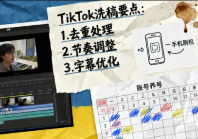 TikTok洗稿剪辑全流程课-云峰项目库