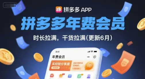 拼多多年费会员，实经验分享操，时长拉满，干货拉满(更新26年3月)-云峰项目库