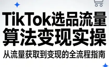 TikTok选品流量算法变现实操-云峰项目库