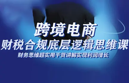 跨境电商财稅合规底层逻辑思维课-云峰项目库