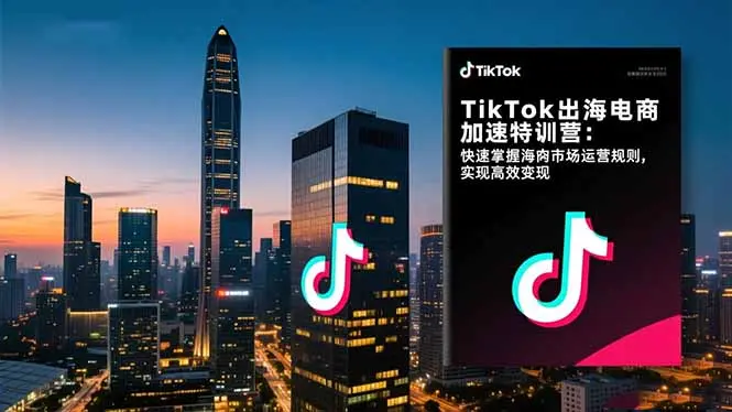 TikTok出海电商加速特训营-更新:快速掌握海外市场运营规则,实现高效变现-云峰项目库