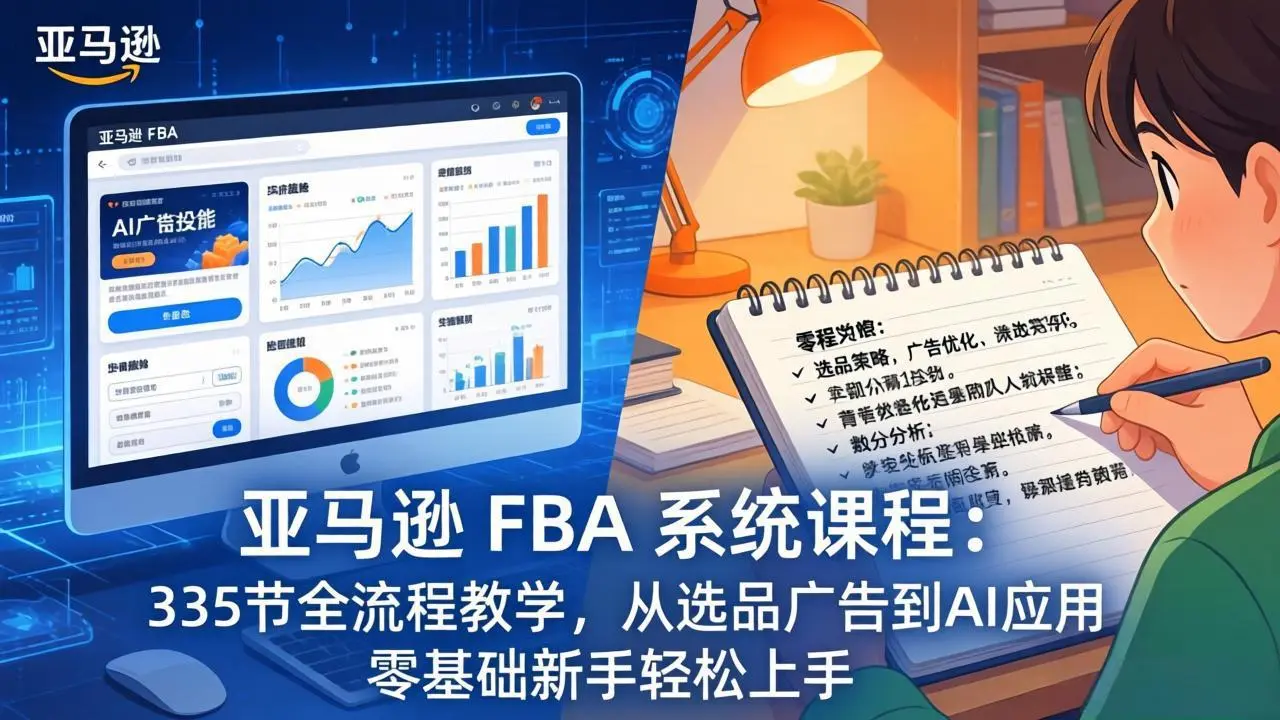 亚马逊 FBA 系统课程(更新26年3月-云峰项目库