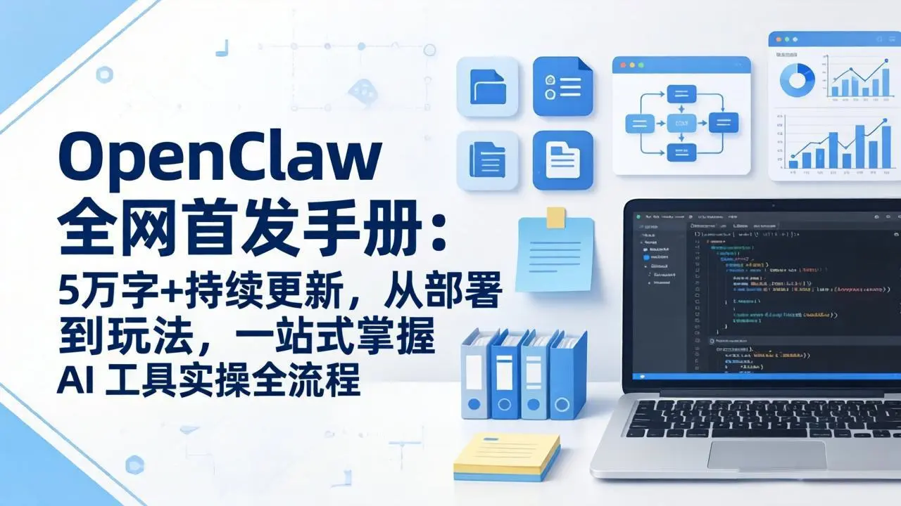 OpenClaw 全网首发手册:5万字+持续更新,从部署到玩法,一站式掌握 AI 工具实操全流程-云峰项目库