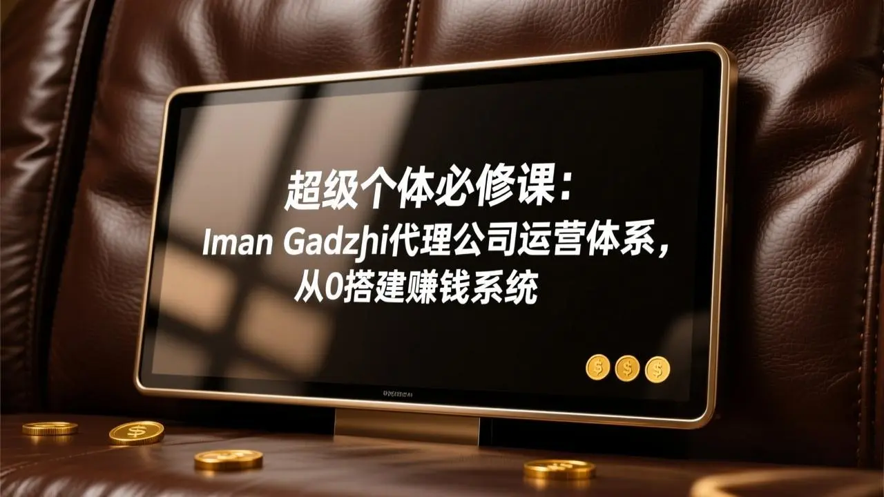 超级个体必修课：Iman Gadzhi代理公司运营体系，从0搭建赚钱系统-云峰项目库