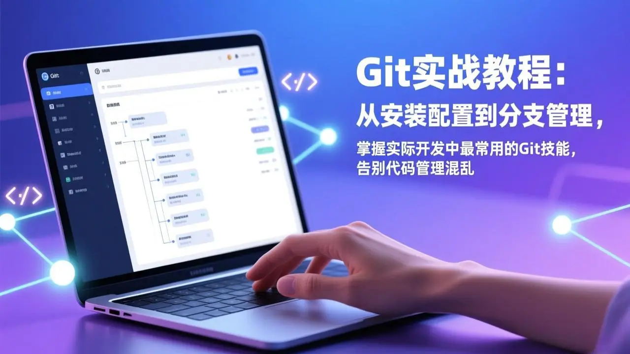 Git实战教程：从安装配置到分支管理，掌握实际开发中最常用的Git技能，告别代码管理混乱-云峰项目库