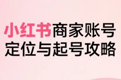 大晴老师·小红书电商全链路实战从定位到爆单(更新9月)-云峰项目库